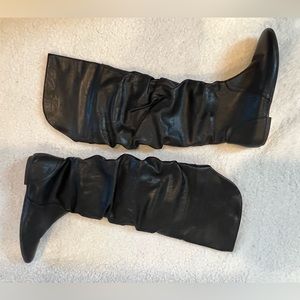 Over the Knee Scrunch Boots Size 8